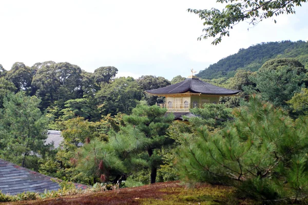 Kinkakuji - Zlatý pavilon, Kjóto, Japonsko — Stock fotografie