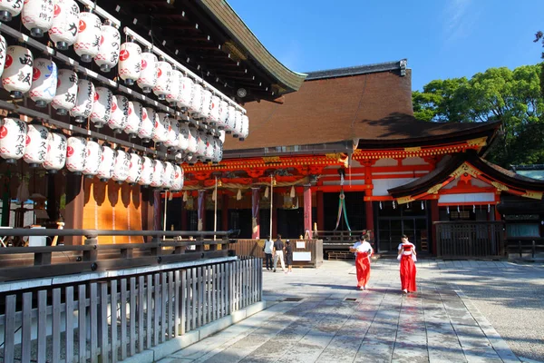Yasaka παρεκκλήσι, Gion περιοχή, Κιότο, Ιαπωνία — Φωτογραφία Αρχείου