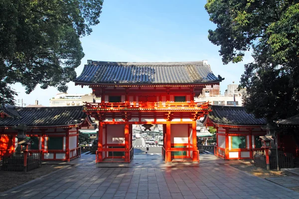 Santuário de Yasaka, Distrito de Gion, Kyoto, Japão — Fotografia de Stock