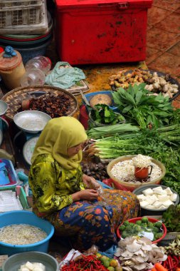 Pasar Siti Hatice (Kota Bharu orta Market), Kelantan, Malezya