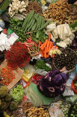 Pasar Siti Hatice (Kota Bharu orta Market), Kelantan, Malezya