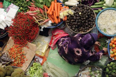 Pasar Siti Hatice (Kota Bharu orta Market), Kelantan, Malezya