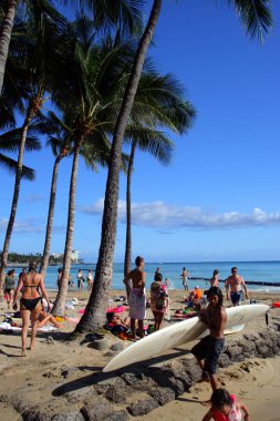 Beach Waikiki, Honolulu, Oahu, Hawaii