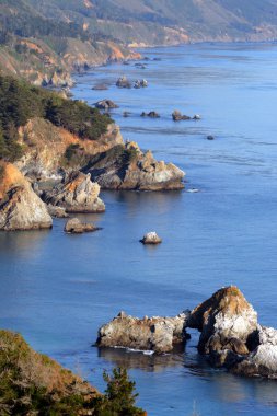 Kaliforniya'nın Central Coast, Big Sur, ABD