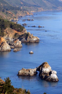 Kaliforniya'nın Central Coast, Big Sur, ABD