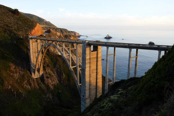 Bixby Köprüsü, Big Sur, Kaliforniya, ABD — Stok fotoğraf