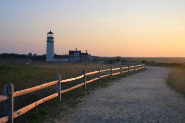 Yarış nokta ışık Cape Cod, Massachusetts tarihi bir deniz feneri olduğunu