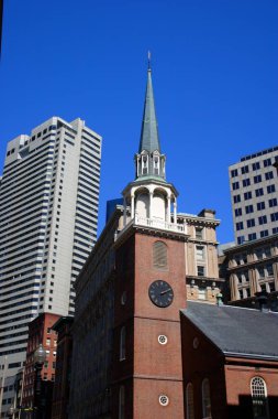 Bina ve Boston şehir merkezinde manzarası