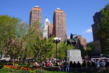 Kuyruk yüzgeci gri balina Atlantik