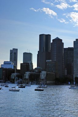 Boston Skyline stok görüntü