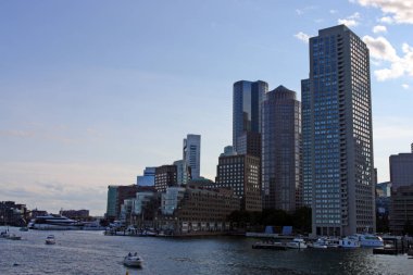 Boston Skyline stok görüntü