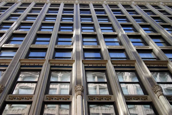 Edifício e horizonte no centro da cidade de Boston — Fotografia de Stock