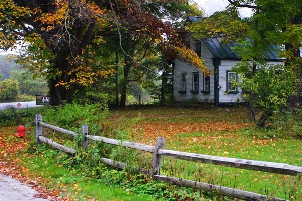 Immagine di scorta della campagna del Vermont, USA — Foto Stock