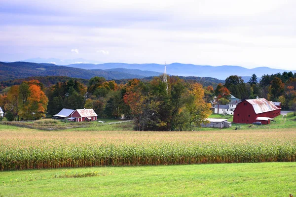 Folhagem de outono em Vermont, EUA — Fotografia de Stock