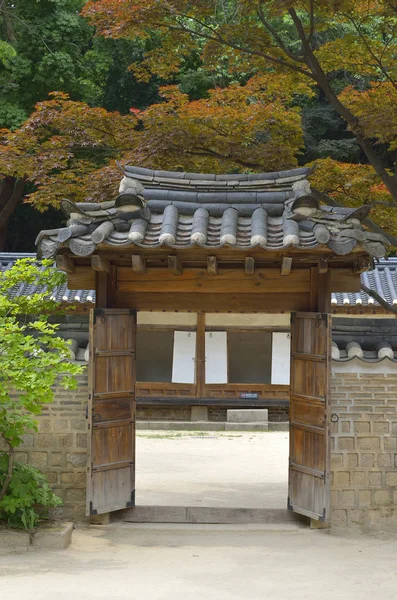 Changdeokgung pałacu w Seulu, Korea Południowa — Zdjęcie stockowe