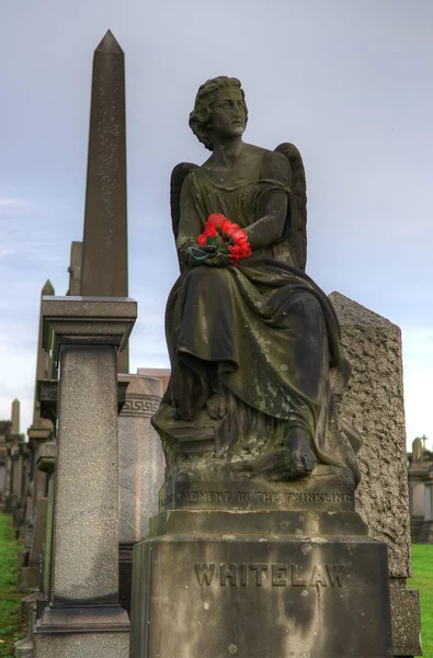 Necrópolis de Glasgow, cementerio gótico victoriano, Escocia, Reino Unido —  Fotos de Stock