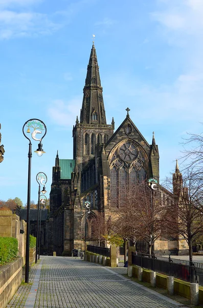 Glasgow katedralen aka High Kirk i Glasgow eller St Kentigern eller St Mungo — Stockfoto