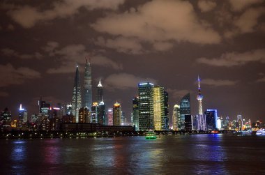 Stok görüntü Shanghai Skyline, Çin