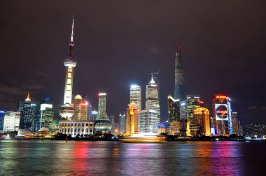Stok görüntü Shanghai Skyline, Çin