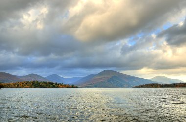 Loch Lomond, İskoçya'nın stok görüntü