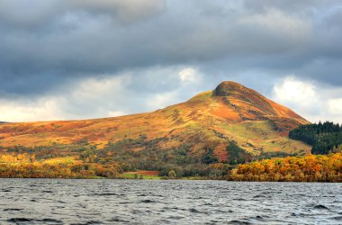 Loch Lomond, İskoçya'nın stok görüntü