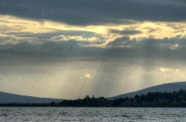 Loch Lomond, İskoçya'nın stok görüntü