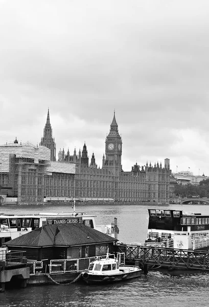 Big Ben și Casele Parlamentului, Londra, Marea Britanie — Fotografie, imagine de stoc
