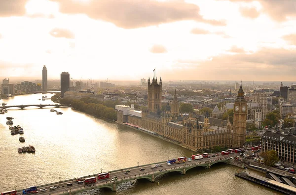 Pień obraz rzeki Tamizy, Londyn, Wielka Brytania Obraz Stockowy