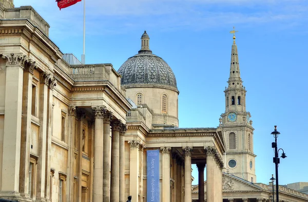Trafalgar Square in Londen Verenigd Koninkrijk — Stockfoto