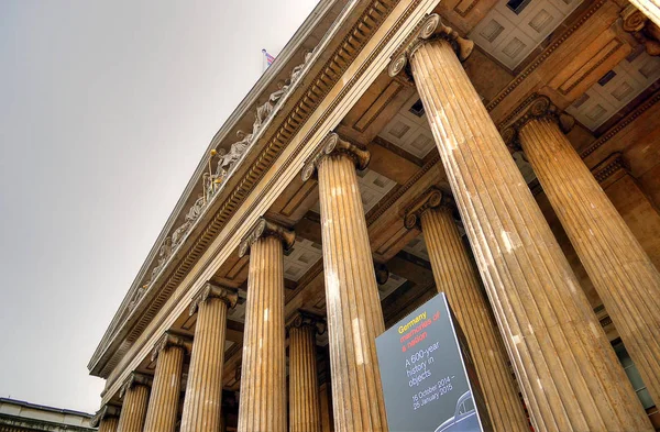 British Museum w Londynie, Anglia — Zdjęcie stockowe