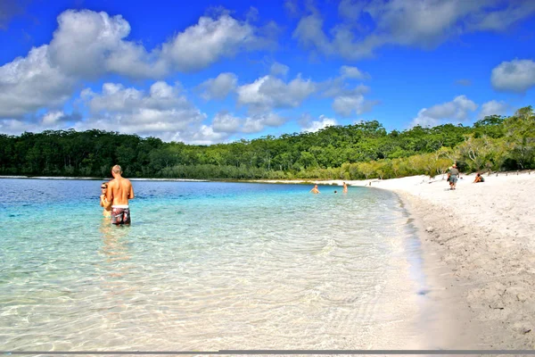 Fraser Island, Austrália é a maior ilha de areia do mundo — Fotografia de Stock
