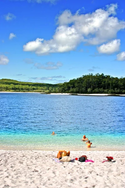 Fraser Island, Australia is the largest sand island in the world — Stock Photo, Image