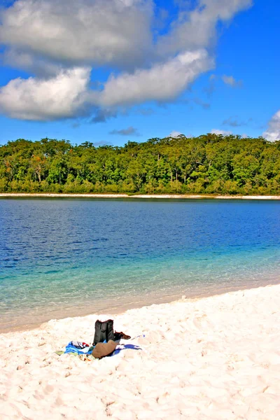 Fraser Island, Australia Dünya'nın en büyük kum Adası olduğunu — Stok fotoğraf