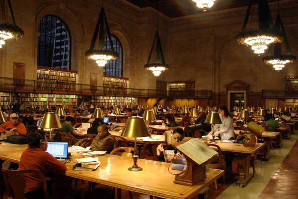 Biblioteca Pública de Nueva York — Foto de Stock