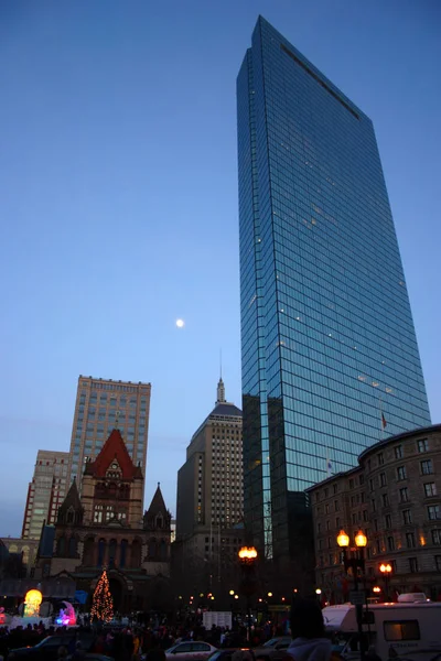 La Boston Public Library è uno dei più grandi sistemi bibliotecari pubblici municipali degli Stati Uniti — Foto Stock