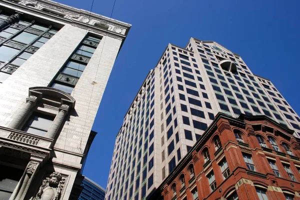 Building and skyline at Boston city center — Stock Photo, Image
