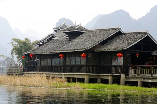 Landskap i Yangshuo Guilin, Kina — Stockfoto