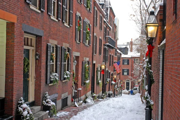 Фондовий зображенням Бостон зими — стокове фото