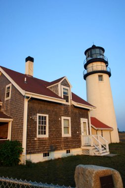 Yarış nokta ışık Cape Cod, Massachusetts tarihi bir deniz feneri olduğunu