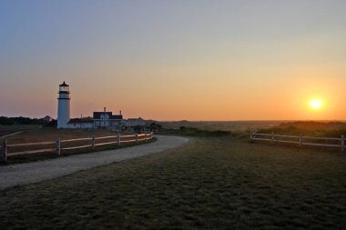Yarış nokta ışık Cape Cod, Massachusetts tarihi bir deniz feneri olduğunu