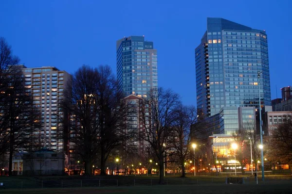 Edificio y horizonte en el centro de Boston —  Fotos de Stock