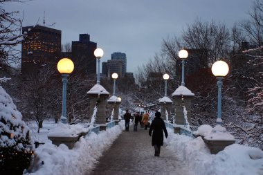 Boston kış stok görüntü