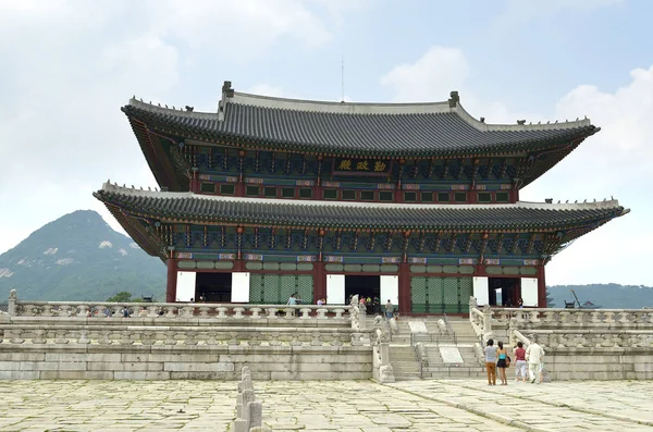 Gyeongbok Palace, Soul, Korejská republika — Stock fotografie