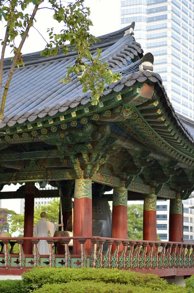 Bongeunsa Buddyjski świątyni w Seul, South Korea — Zdjęcie stockowe