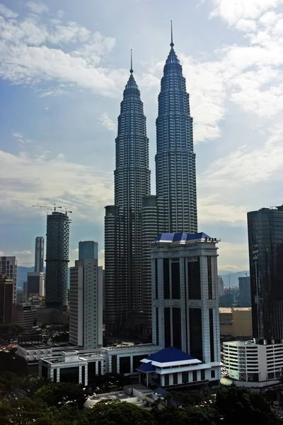 Petronas Twin Towers at Kuala Lumpur, Malaysia. Stock Picture