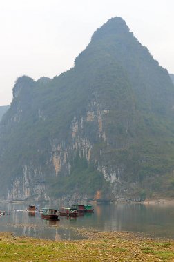 Yangshuo Guilin, Çin 'de manzara