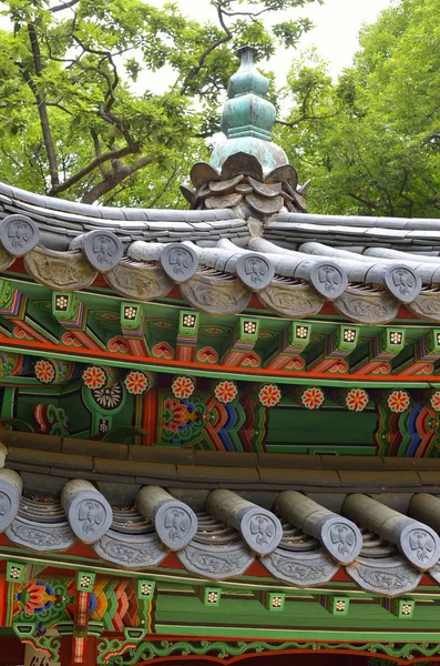 Palácio Changdeokgung em Seul, Coreia do Sul — Fotografia de Stock