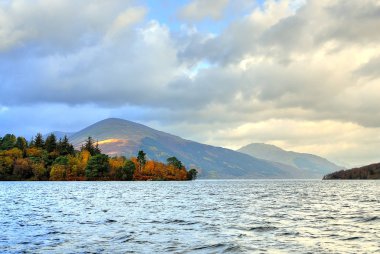 Loch Lomond, İskoçya'nın stok görüntü