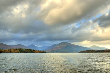 Loch Lomond, İskoçya'nın stok görüntü