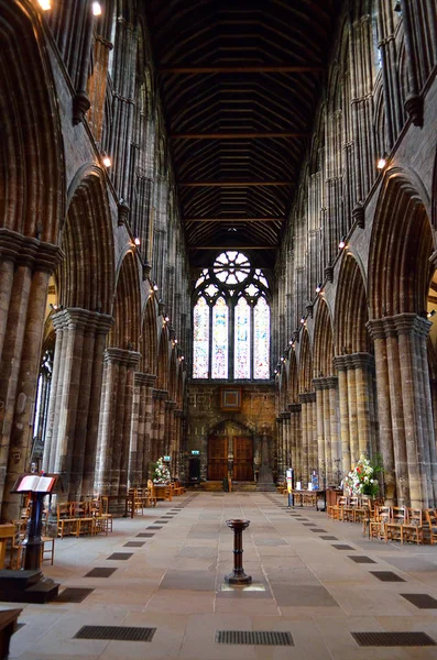 Glasgower kathedrale aka high kirk of glasgow oder st kentigern oder st mungo — Stockfoto